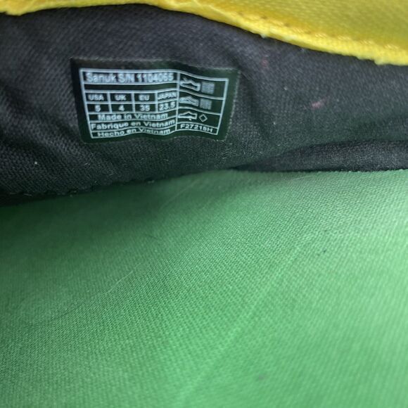 Sanuk Lil‎ Puffer Rainbow Mulitcolor Slip On Mules Shoes Kids Youth Size 5 NEW - Picture 6 of 6